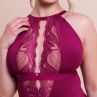 Scantilly by Curvy Kate Indulgence NW Body - Berry Purple-thumb Nonwired lace body with adjustable straps to fit UK DD-HH / EU E-L cups. S/36-38 - 3XL/56-58 ST-010704-BYP