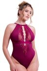 Scantilly by Curvy Kate Indulgence NW Body - Berry Purple-thumb Nonwired lace body with adjustable straps to fit UK DD-HH / EU E-L cups. S/36-38 - 3XL/56-58 ST-010704-BYP