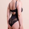Scantilly by Curvy Kate Indulgence Lace Body Black Latte-thumb Nonwired lace body with adjustable straps to fit DD-HH cups S/36-38 - 3XL/56-58 ST-010704-BLK-LAE