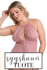Scantilly by Curvy Kate Indulgence Lace Body Dusty Rose-thumb Nonwired lace body with adjustable straps to fit DD-HH cups S/36-38 - 3XL/56-58 ST-010704-DUR