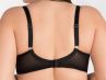 Gorsenia Inessa Soft Side Support Bra Black-thumb Underwired, non-padded soft side support bra with removable decorative straps. 65-110, D-M K817