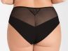 Gorsenia Inessa Brief Black-thumb Mid high brief with selvedge back. M/38 - 4XL/44 K818