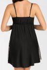 Gorsenia Inessa Camisole Black-thumb Non-wired camisole dress. M-5XL K823