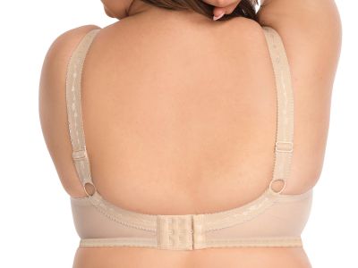 Nessa Ivena Semi Soft Bra Beige Underwired, half-padded bra with embroidery on cups 65-100, D-L N-501-BEZ