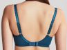 Panache Jasmine Balconnet Bra Teal Botanical-thumb Underwired non-padded balconette bra 65-85, D-K 6951A-TEA