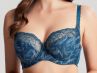 Panache Jasmine Balconnet Bra Teal Botanical-thumb Underwired non-padded balconette bra 65-85, D-K 6951A-TEA