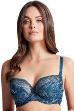 Jasmine Balconnet Bra Teal Botanical