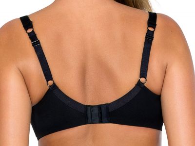 Parfait Lingerie Jeanie Bandless T-shirt Bra Black Underwired, smooth foam padded t-shirt bra 65-100, D-G 4812-BLK