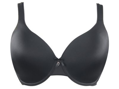 Parfait Lingerie Jeanie Bandless T-shirt Bra Black Underwired, smooth foam padded t-shirt bra 65-100, D-G 4812-BLK