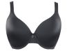 Parfait Lingerie Jeanie Bandless T-shirt Bra Black-thumb Underwired, smooth foam padded t-shirt bra 65-100, D-G 4812-BLK