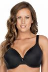 Parfait Lingerie Jeanie Bandless T-shirt Bra Black-thumb Underwired, smooth foam padded t-shirt bra 65-100, D-G 4812-BLK