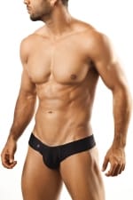 Shining Mini Cheek brief Black JS22