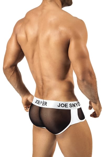 Joe Snyder Underwear ActiveWear Mini Shorty Brief Black Mesh AW06 Mini shorty 80% polyamidi, 20% Lycra S-XL AW06_blackmesh
