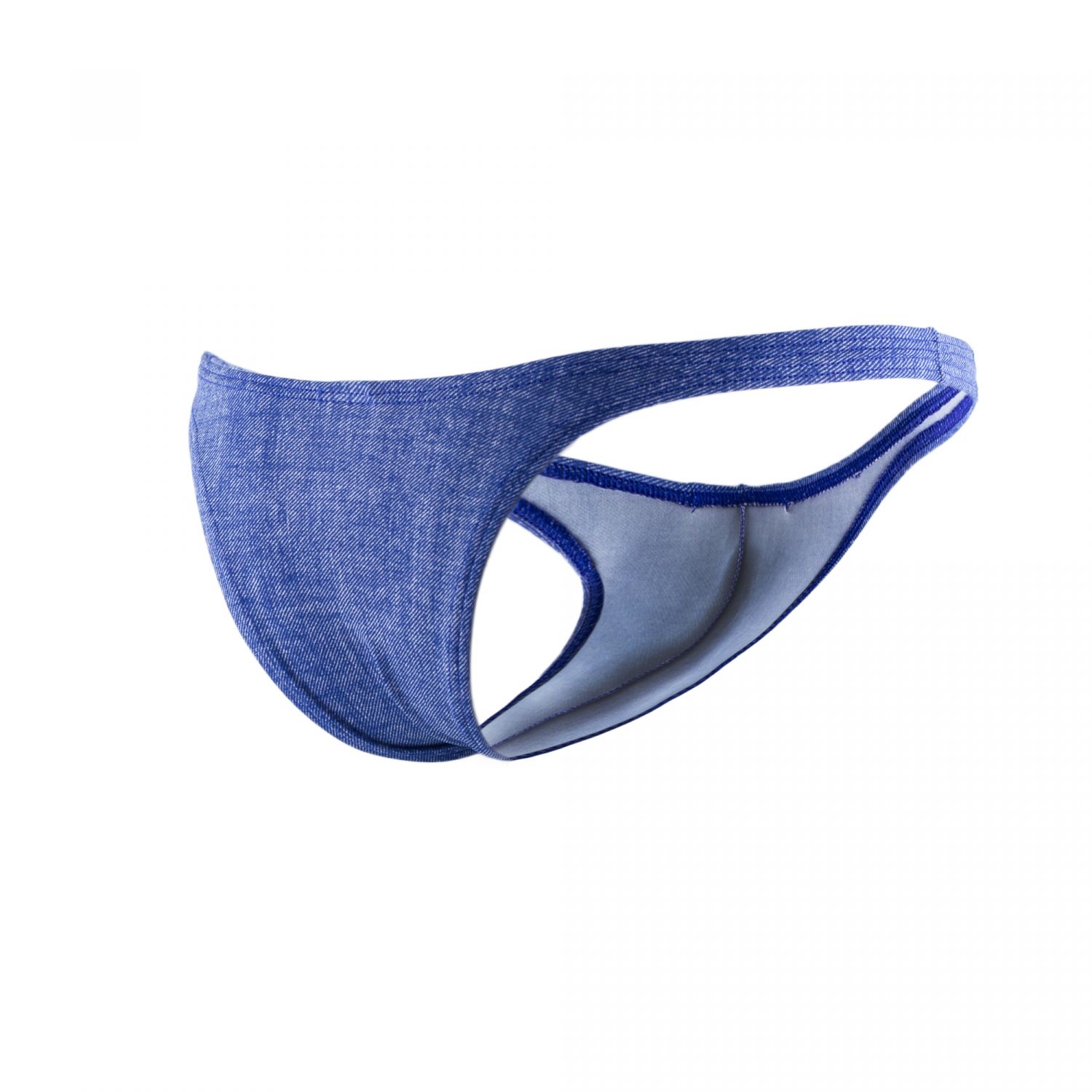 Joe Snyder Underwear Shining Capri Brazilian Brief Denim Blue JS07