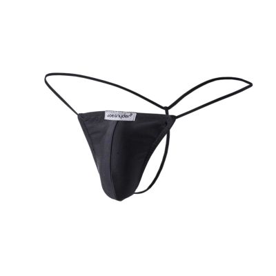 Joe Snyder Underwear Shining G-string black JS02 (POL) G-string 80% Polyamide, 20% Lycra One size JS02_blackpol