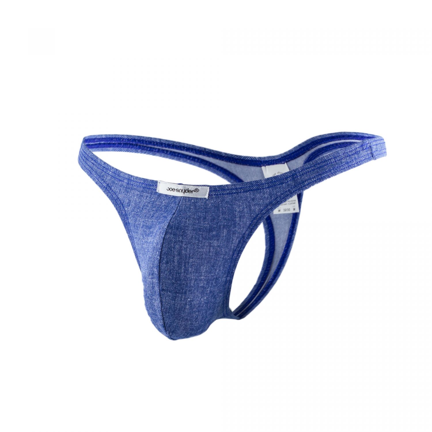 Joe Snyder Underwear Shining Thong Denim Blue JS03 men's underwear