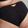 Sculptresse by Panache Josephine High Leg Brief Black & Latte-thumb High rise, high leg brief. 42-50 10852-B&L