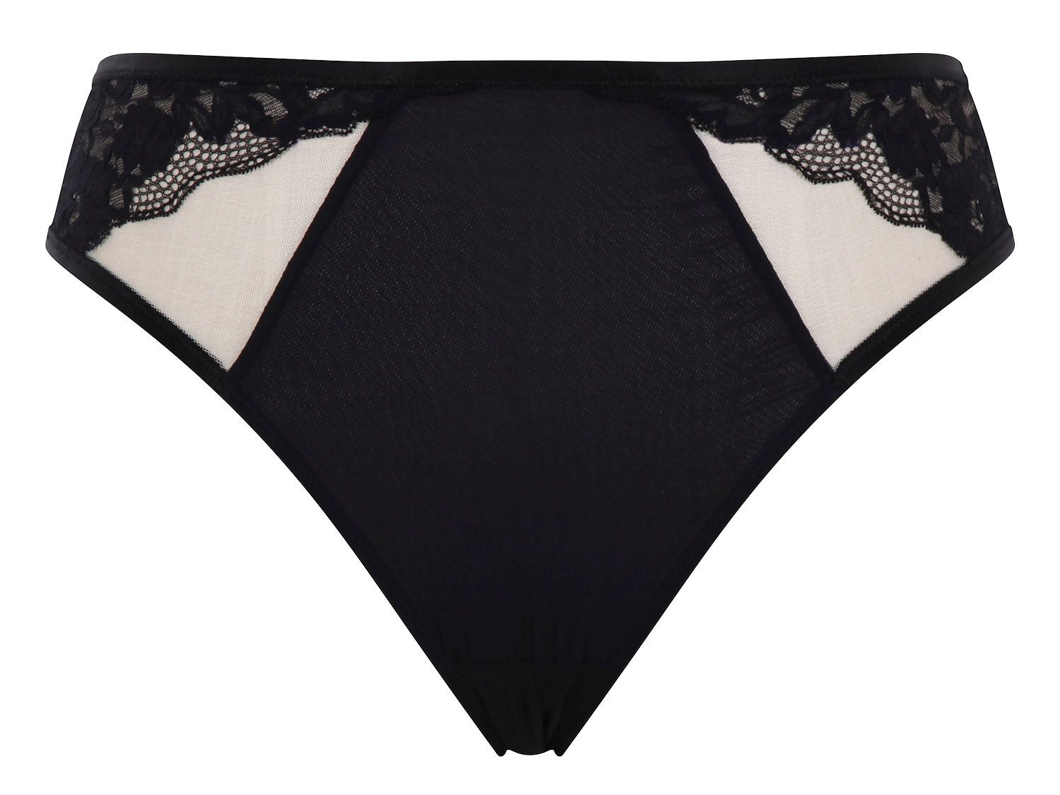 Sculptresse by Panache Josephine High Leg Brief Black & Latte