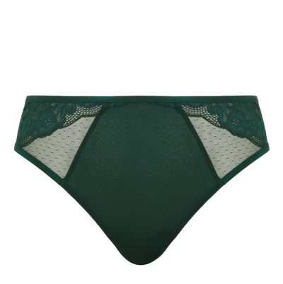 Sculptresse by Panache Josephine High Leg Brief Forest Green High rise, high leg brief. L/40 - 5XL/50 10852A-FOG
