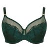 Sculptresse by Panache Josephine UW Full Cup Bra Forest Green-thumb Underwired non-padded full cup mesh tulle bra. 75-105, E-O 10855A-FOG