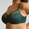 Sculptresse by Panache Josephine UW Full Cup Bra Forest Green-thumb Underwired non-padded full cup mesh tulle bra. 75-105, E-O 10855A-FOG