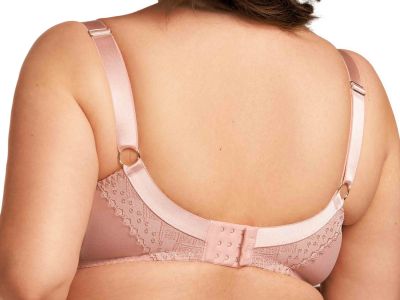 Nessa Joy Soft UW Bra Rosy Pink Underwired non-padded balconnet with embroidery. 65-110, E-O N-500-ROY