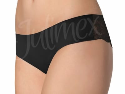 Julimex Tanga Panty Black Lace back brazilian brief S-XL TNG-CZARNE