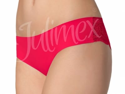 Julimex Tanga Panty Red Lace back brazilian brief S-XL TNG-CZERWONE