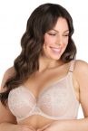 Gorsenia Just Beige Soft Side Support Bra-thumb Underwired, non-padded soft side support bra. 70-110, D-M K855-BEZ
