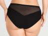 Gorsenia Just Black Brief-thumb Briefs with decorative stitching. L/40 - 4XL/48 K825