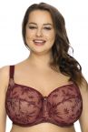 Gaia Lingerie Jasmine/Justine Soft Bra Burgundy-thumb Underwired, soft cup bra with side support 70-105, D-L BS-1035/1031-BUR