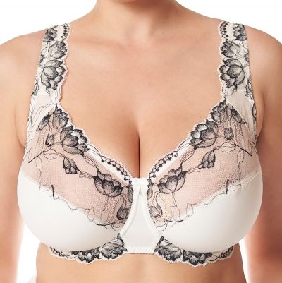 Plaisir Kamilla UW Full Cup Bra Harmony Underwired, non padded, stretch lace full cup bra. 80-105, D-I 9010-27/HNY