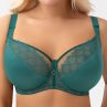 Gorsenia Kasja UW Soft Bra - Green-thumb Underwired, non-padded bra with mesh and lace decorations. 70-95, E-M G004