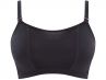 Panache Katherine Soft Crop Top Nursing Bra Black-thumb Wirefree, crop top style nursing bra with drop cup opening 60-90, D-J 10391-BLK