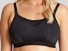 Panache Katherine Soft Crop Top Nursing Bra Black-thumb Wirefree, crop top style nursing bra with drop cup opening 60-90, D-M 10391-BLK