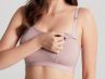 Panache Katherine Soft Crop Top Nursing Bra Vintage-thumb Wirefree, crop top style nursing bra with drop cup opening 60-90, D-J 10391-VIE