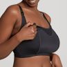 Panache Katherine Soft Crop Top Nursing Bra Black-thumb Wirefree, crop top style nursing bra with drop cup opening 60-90, D-M 10391-BLK