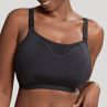 Panache Katherine Soft Crop Top Nursing Bra Black-thumb Wirefree, crop top style nursing bra with drop cup opening 60-90, D-M 10391-BLK