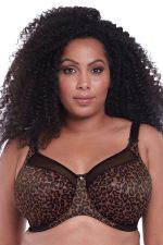 Kayla UW Banded Bra Dark Leopard