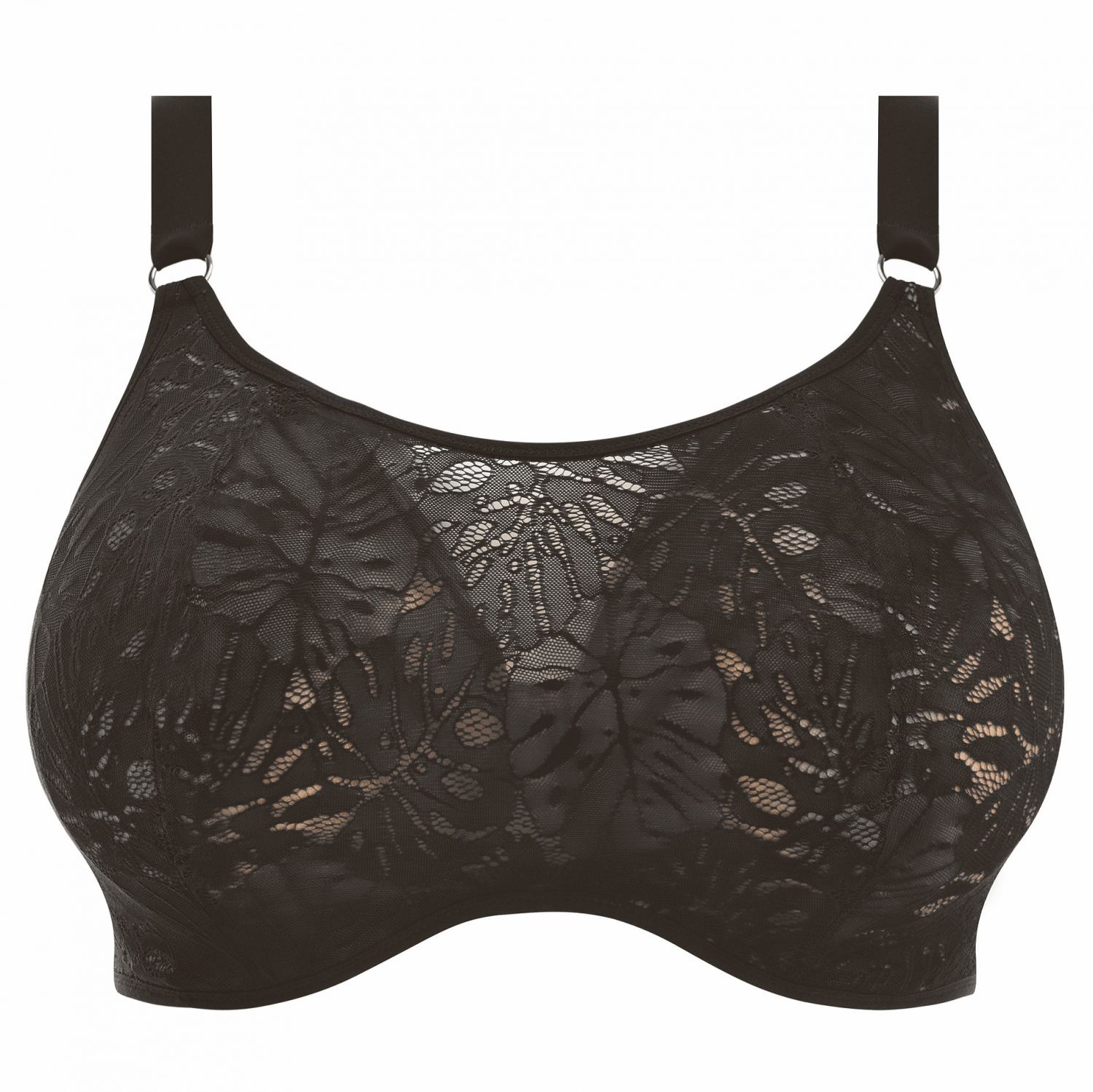 Elomi Kelsey UW Bralette Black | Lumingerie bras and underwear for big ...