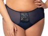 Nessa Kenzo Midi Brief Navy-thumb Normal rise brief with lace at front. 40-52 NO2-NAY