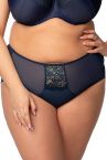 Nessa Kenzo Midi Brief Navy-thumb Normal rise brief with lace at front. 40-52 NO2-NAY