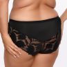 Gaia Lingerie Keto Midi Briefs - Black-thumb Midi brief with normal waist. L/40 - 4XL/48 GFP-1134-CZA