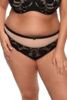 Gaia Lingerie Keto Midi Briefs - Black-thumb Midi brief with normal waist. L/40 - 4XL/48 GFP-1134-CZA