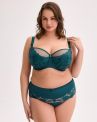 Gaia Lingerie Keto Midi Briefs Petrol-thumb Midi brief with normal waist. L/40 - 4XL/48 GFP-1134-ZIE