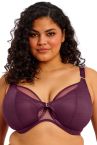 Elomi Kintai UW Plunge Bra Blackberry-thumb Underwired, full cup plunge bra. 70-100, F-N EL301202-BLY