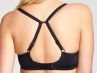 Panache Koko Moulded Plunge Bra Black-thumb Underwired, padded plunge bra with smooth moulded cups 60-85, D-H 9176