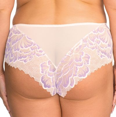 Nessa Kristin Midi Briefs White & Lilac  L/40-42 - 5XL/50-52 KRI-NO1-LIL