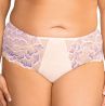 Nessa Kristin Midi Briefs White & Lilac-thumb  L/40-42 - 5XL/50-52 KRI-NO1-LIL