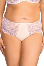 Kristin Midi Briefs White & Lilac